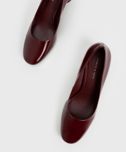 「CHARLES & KEITH」 パンプス 25cm ブラック レディース_画像4