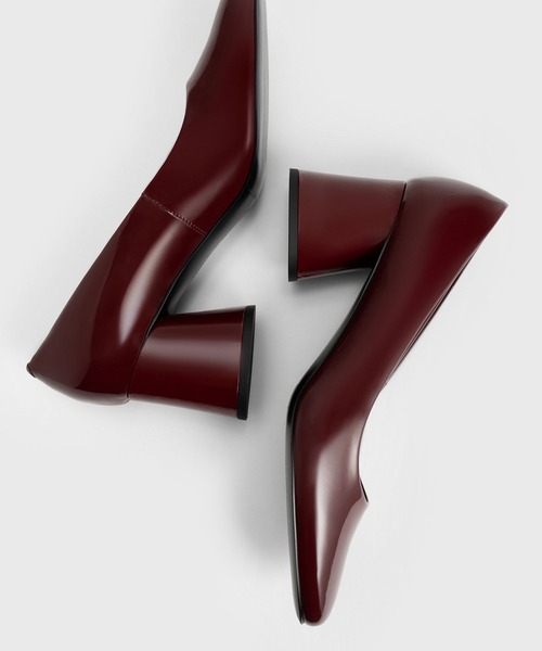 「CHARLES & KEITH」 パンプス 25cm ブラック レディース_画像6