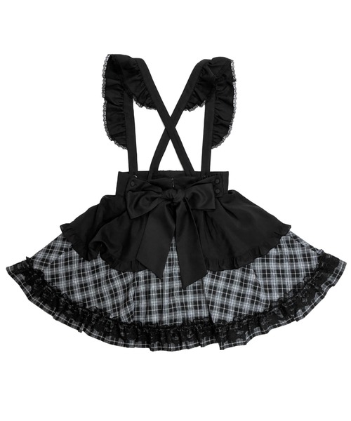 シークレットハニー☆ レースアップミニエプロンスカート Secret Honey（シークレットハニー） スカート 夏 レースアップミニ