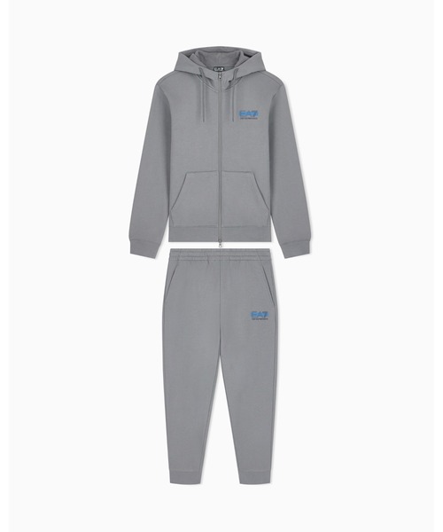 EMPORIO ARMANI EA7 パーカー セットアップ 上下 EA7 セットアップ 「エンポリオ アルマーニ EA7」フルジップ パーカー