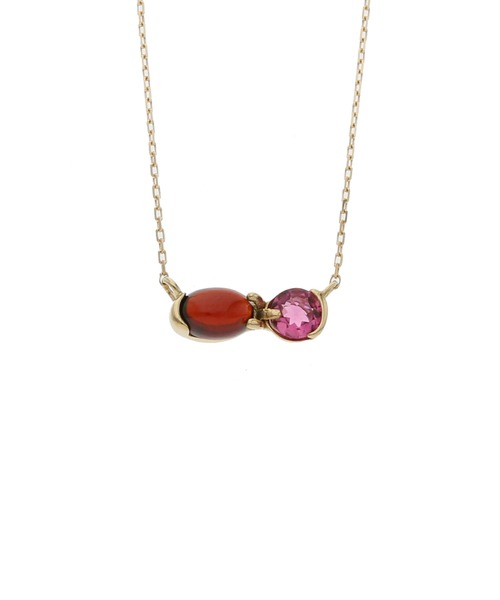 Jewel closet by L&Co. ネックレス 「山梨を身に着ける」K10 2石