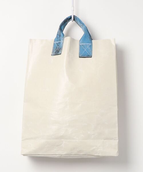 トートバッグ BELT TOTE SHOPPING BAG shopper bag 横型 black | kentohashiguchi