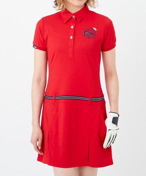 ワンピース Fila Golf フィラゴルフ ブランド ロゴ刺繍 半袖 ワンピース Zozotown Paypayモール店 通販 Paypayモール
