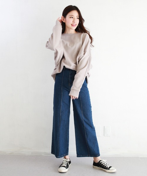 WESTSEA トレーナー スウェット ドルマンスリーブ長袖スウェット