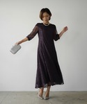 ドレス lowya lace midi dressの詳細画像1