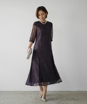 ドレス lowya lace midi dressの詳細画像4