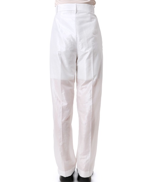 LE CIEL BLEU パンツ シアーテーパードパンツ / Sheer Tailored