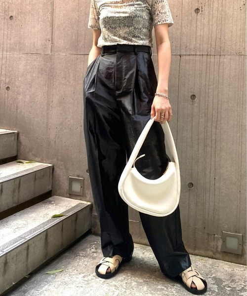 LE CIEL BLEU パンツ シアーテーパードパンツ / Sheer Tailored