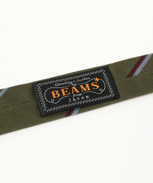 BEAMS+ ネクタイ BEAMS PLUS / シルク ワイド レジメンタル タイ