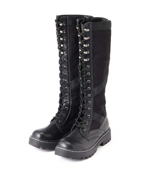 国内発/本物保証/AVIREX ニュー レースアップ☆ロングブーツ AVIREX ブーツ 「直営店限定」NEW LACE UP BOOTS/ ニュー レース