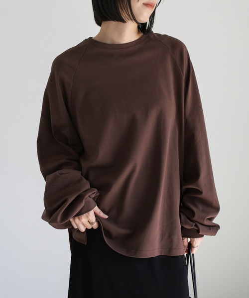 モガ トリアセハイテンションカットソー 2 レディース ブラウン/茶【中古】【新入荷】‡ セール】 トリアセハイテンションカットソー （カットソー）｜MOGA