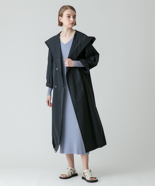 allureville ワンピース キュプラコットンリブタイトワンピース