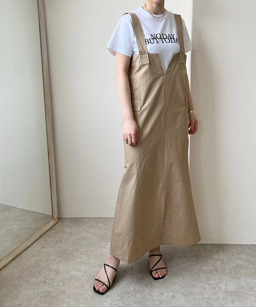 LHELBIE ワンピース ジャンパースカート 2WAYマーメイドワーク