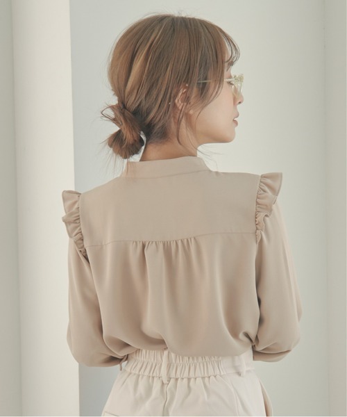 ブラウス シャツ フリルブラウス レディース : ZOZOTOWN Yahoo!店