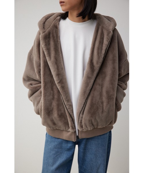 みの　AZUL BY MOUSSY B-HEAT フェイクファーブルゾン AZUL BY MOUSSY ブルゾン アウター B-HEAT フェイクファー