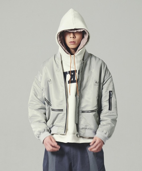 新品 リベーレ Ma-1 ジャケット LIBERE ma1 ma-1 CHUCKLE MA-1 JACKET メンズ レディース