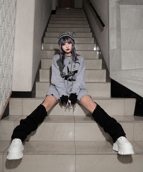 Diable baiser（ディアブルベーゼ） ニット セーター スカル×星