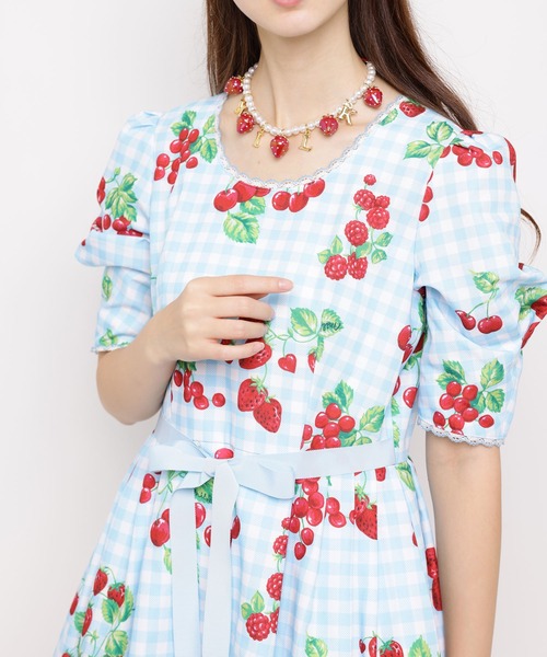 MILK（ミルク） ワンピース 半袖 Red Garden ドレス : ZOZOTOWN Yahoo