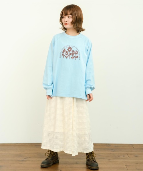 tシャツ 「eLur」グラフィックロンT レディース メンズ eLur tシャツ 「eLur」グラフィックロンT レディース メンズ