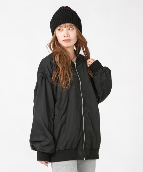 YUMI　MA-1ジャケット SUM1 STYLE 黒 未使用 黒ウサギ隊MA-1ジャケット [IS ＜インフィニット・ストラトス