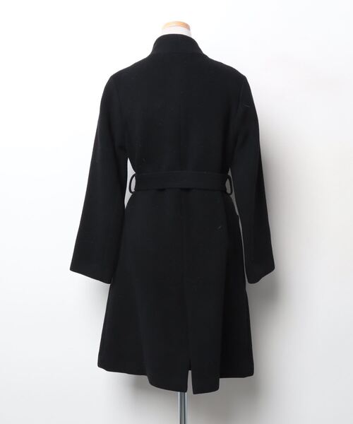 Demi-Luxe BEAMS」 チェスターコート 38 ブラック レディース 