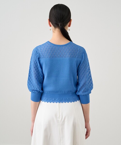 ANAYI　レーシー切替プルオーバー　36サイズ レーシー切替プルオーバー | ANAYI/アナイ | 三越伊勢丹