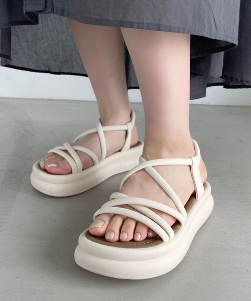 【追跡あり・関税負担なし】 ALDO フラットサンダル ALDO(アルド) ALDO ブルー ナラニ フリンジ フラット サンダル
