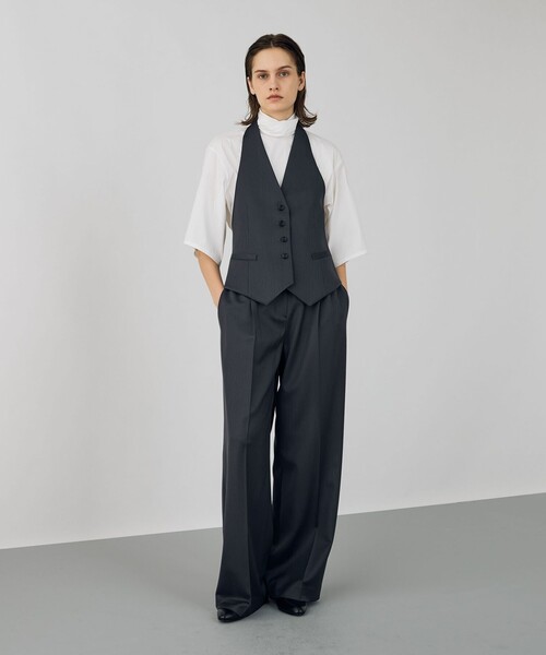 DES PRES（デプレ） ベスト ジレ ウールドスキン ジレ レディース