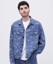 AVIREX デニムジャケット gジャン TAGGING JACQUARD DENIM