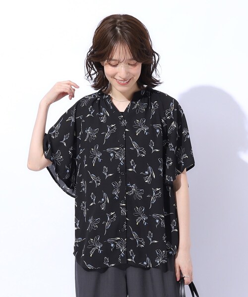 SHOO・LA・RUE ブラウス シャツ 「高レビュー/洗える」シンプル