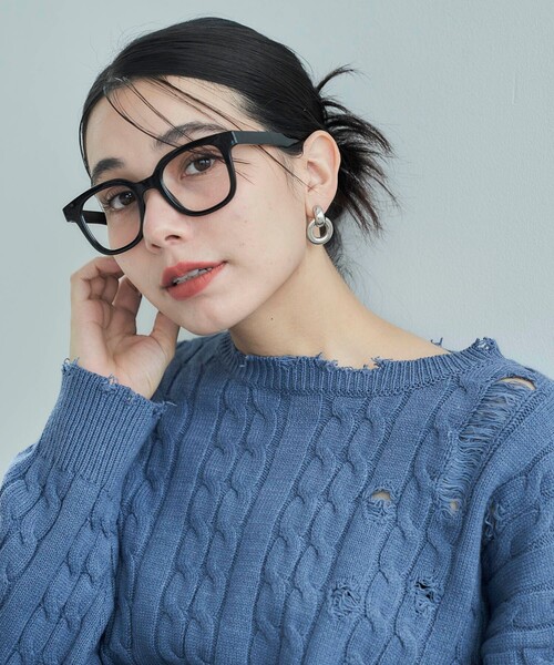 ニットプルオーバー AMBIDEX Store 〇 ZIGZAG ニット プルオーバー(F ネイビー