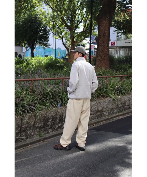 【KEBOZ】LINE PIPING HALF ZIP SWEAT PULLOVER LINE PIPING HALF ZIP SWEAT PULLOVER（スウェット）｜KEBOZ