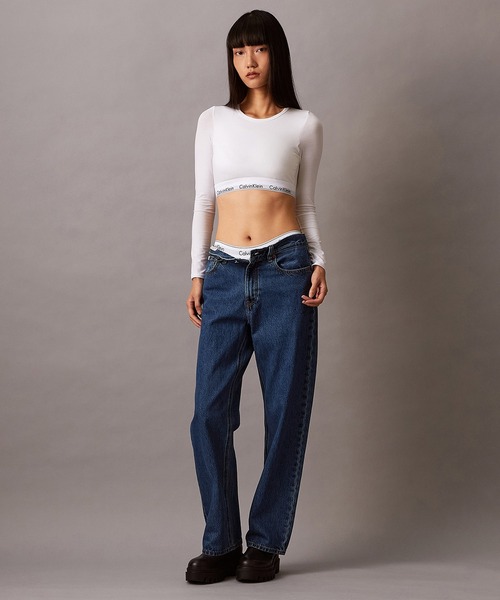 meary様　 　ロングスリーブ Tシャツ ブラレット S Calvin Klein（カルバン・クライン） ブラジャー Icon Cotton ロング