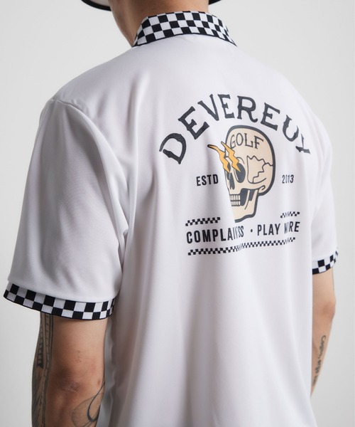 DEVEREUX GOLF ポロシャツ ショッカースカルチェッカー Polo