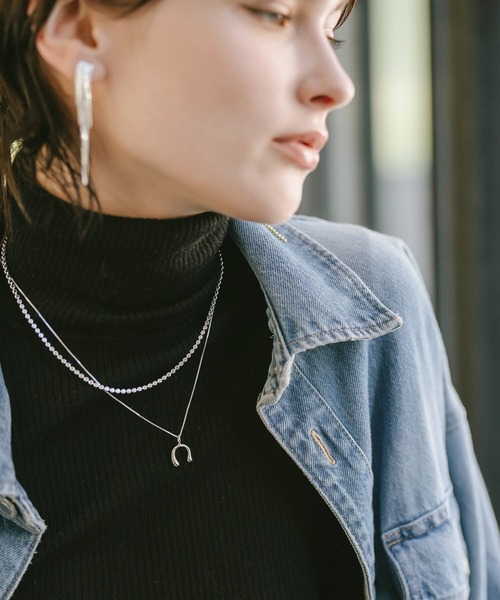 ネックレス ゴールド レディース シルバー925 ホースシュー 「pedol-nk