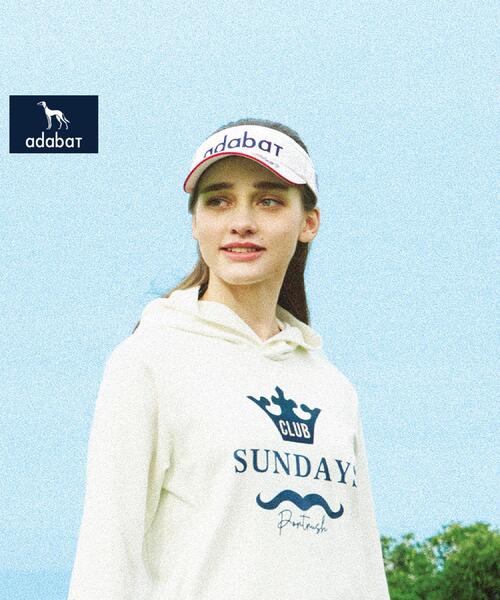 アダバットサンバイザー UVクリップバイザー（サンバイザー） | adabat(Ladies