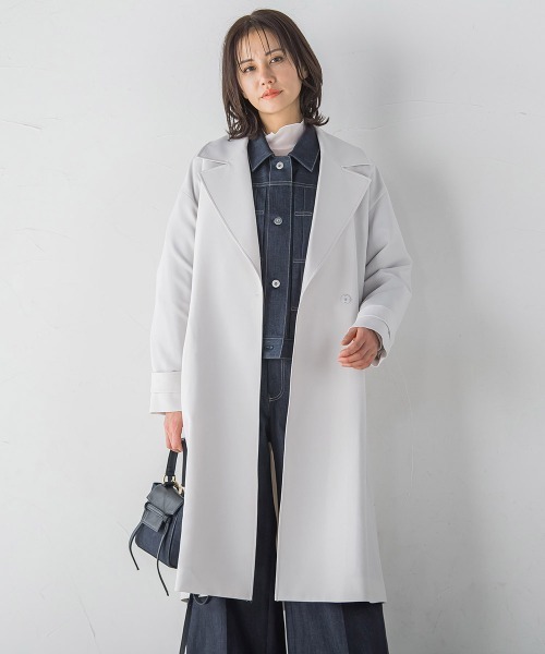 ロートレアモン（LAUTREAMONT）/防シワUVトレンチコート≪手洗い可能≫ LAUTREAMONT（ロートレアモン） トレンチコート コート 防シワUV