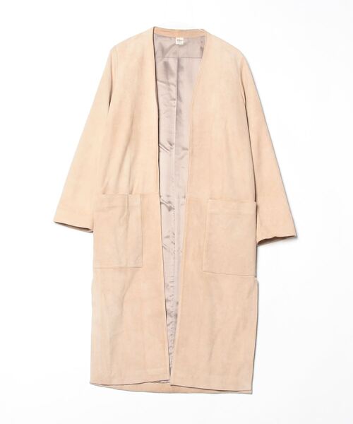 Ron Herman（ロンハーマン） ノーカラーコート S ベージュ レディース