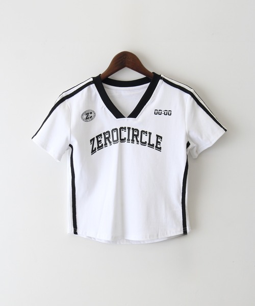 tシャツ ラインロゴVネックTシャツ レディース ラインロゴVネックTシャツ（Tシャツ/カットソー）｜Darich