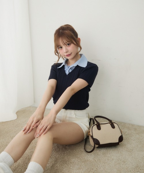 ʜᴛᴍ　　おまとめ６点 TITTY＆CO. ニット セーター Vネックポロニットトップス