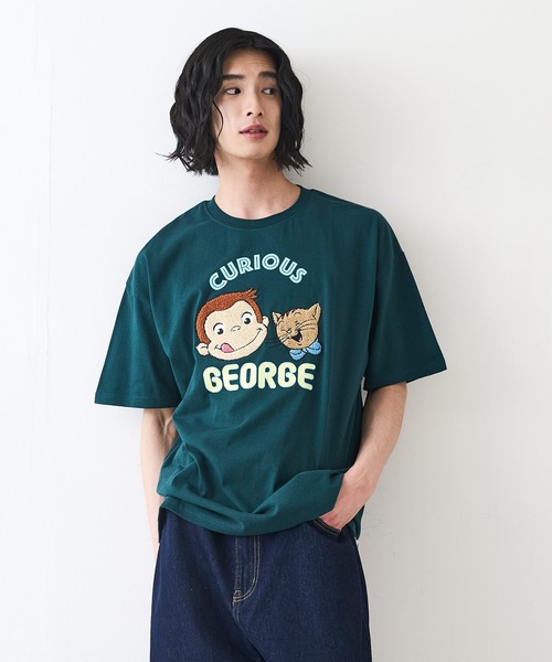 LB/S tシャツ 「CURIOUS GEORGE/おさるのジョージ」オリジナルデザイン