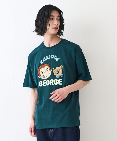 LB/S tシャツ 「CURIOUS GEORGE/おさるのジョージ」オリジナル