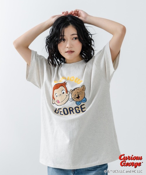 LB/S tシャツ 「CURIOUS GEORGE/おさるのジョージ」オリジナル
