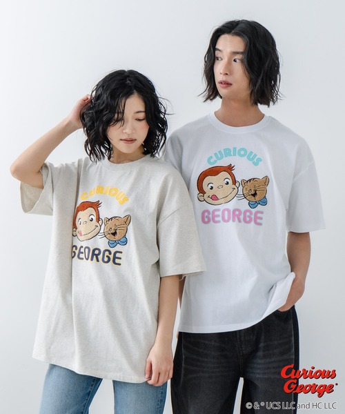LB/S tシャツ 「CURIOUS GEORGE/おさるのジョージ」オリジナル