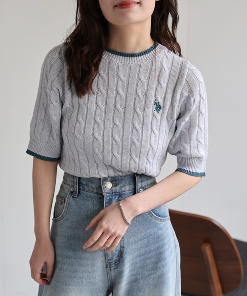 U.S. POLO ASSN. ニット セーター ap retro別注「U.S.POLO ASSN