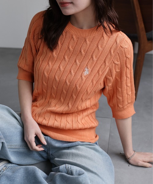 U.S. POLO ASSN.（ユーエスポロアッスン） サマーニット ニット 