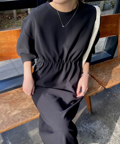 「CAPRICIEUX LE'MAGE」 長袖ワンピース - ベージュ レディース_画像1