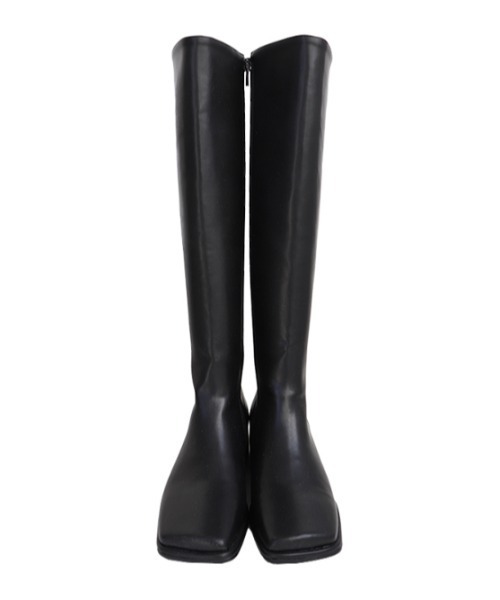 「AMAIL」 ロングブーツ M ブラック レディース_画像6