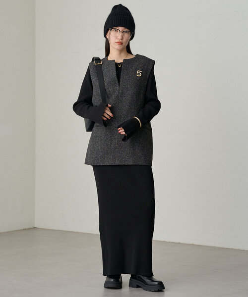 「LOUNGEDRESS」 ノースリーブブラウス FREE ブラック レディース Loungedress 「LOUNGEDRESS」 ノースリーブブラウス FREE