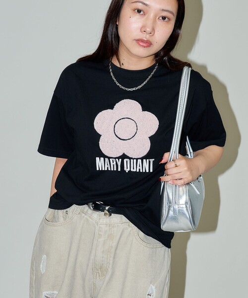 PUBLUX tシャツ MARY QUANT × PUBLUX/マリークワント 相良刺繍 T